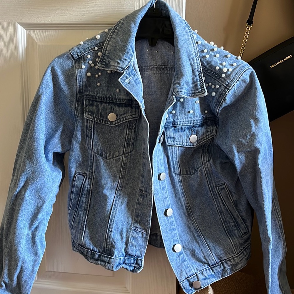 Jean Jacket with Pearl’s